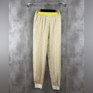 🚩steal authentic Louis Vuitton Beige Monogram Track Pants